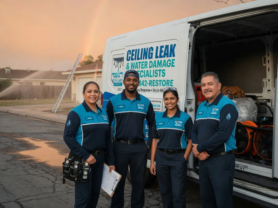 Ceiling Leak Cleanup company in Allenton, WI